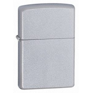 Zippo engraved satin chrome 205