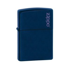 Zippo Navy Matte Logo 239ZL