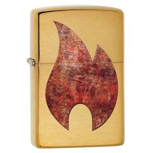 zippo upaljac rusty flame design 29878