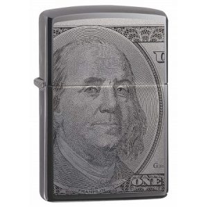 Zippo Black Ice Curency 49025