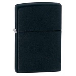 zippo black matte 218