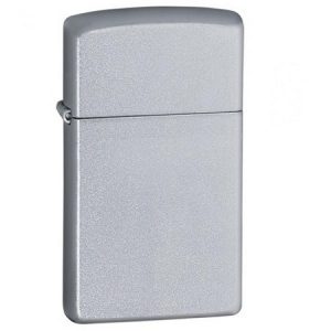 Zippo Satin Chrome Slim 1605