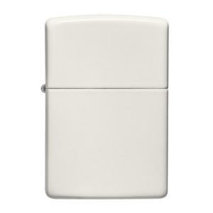 Zippo White Matte Green Glow 49193