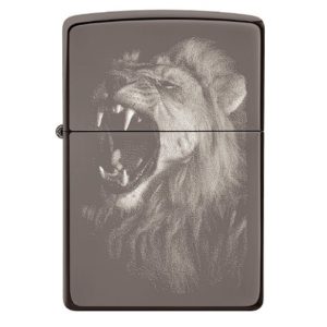 Zippo Black Ice Lion 49433