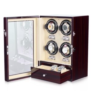 Automatska kutija za satove - Rose Touch 4+4 White