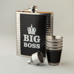 Pljoska Big Boss sa 4 čašice - Premium