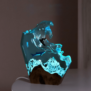 Lampa epoxy - Surfer na talasu