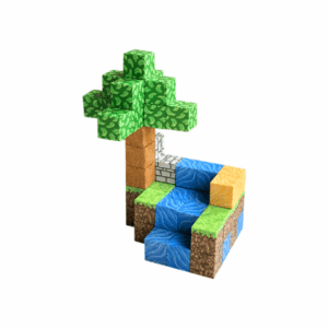 Magnetic Cubes M – Minecraft River (50)