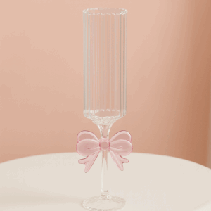 Čaša za šampanjac sa mašnom