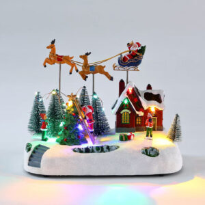 Novogodišnja dekoracija - Božićno selo