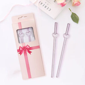 Staklene slamčice - Srce