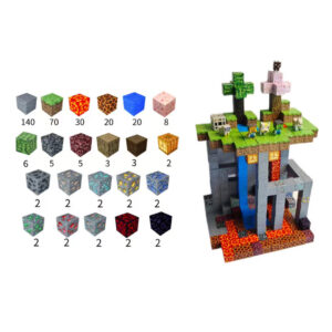 Magnetic Cubes M - Minecraft MagWorld (332)